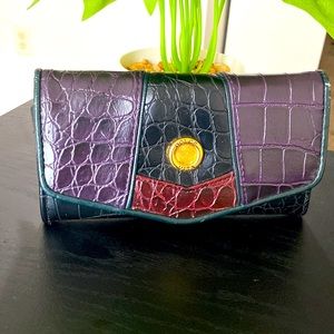 Crocodile wallet for women